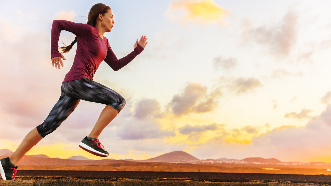 Person running