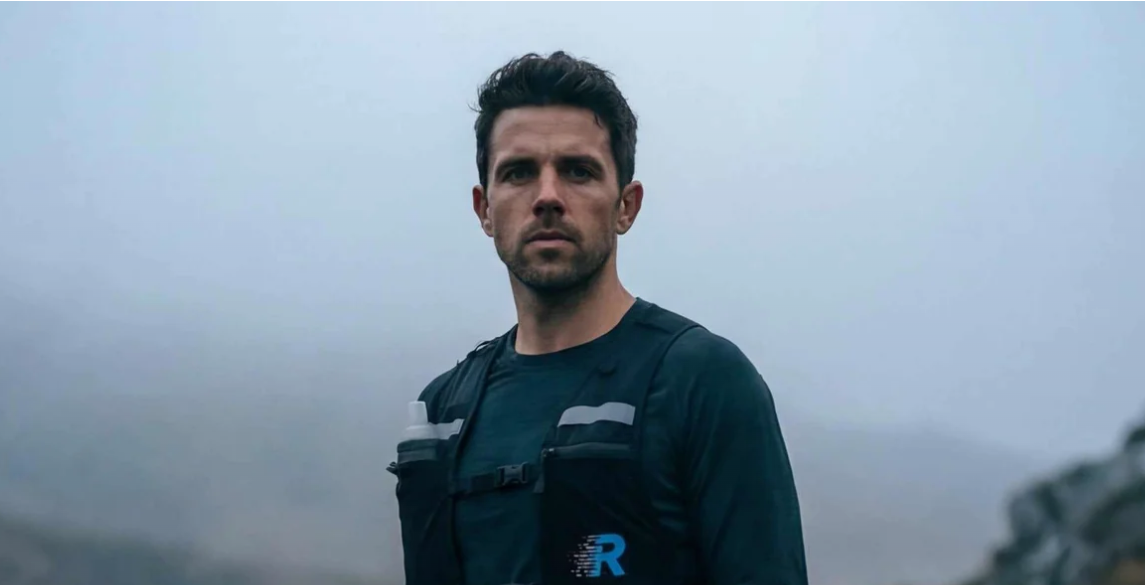 Runner in a running vest