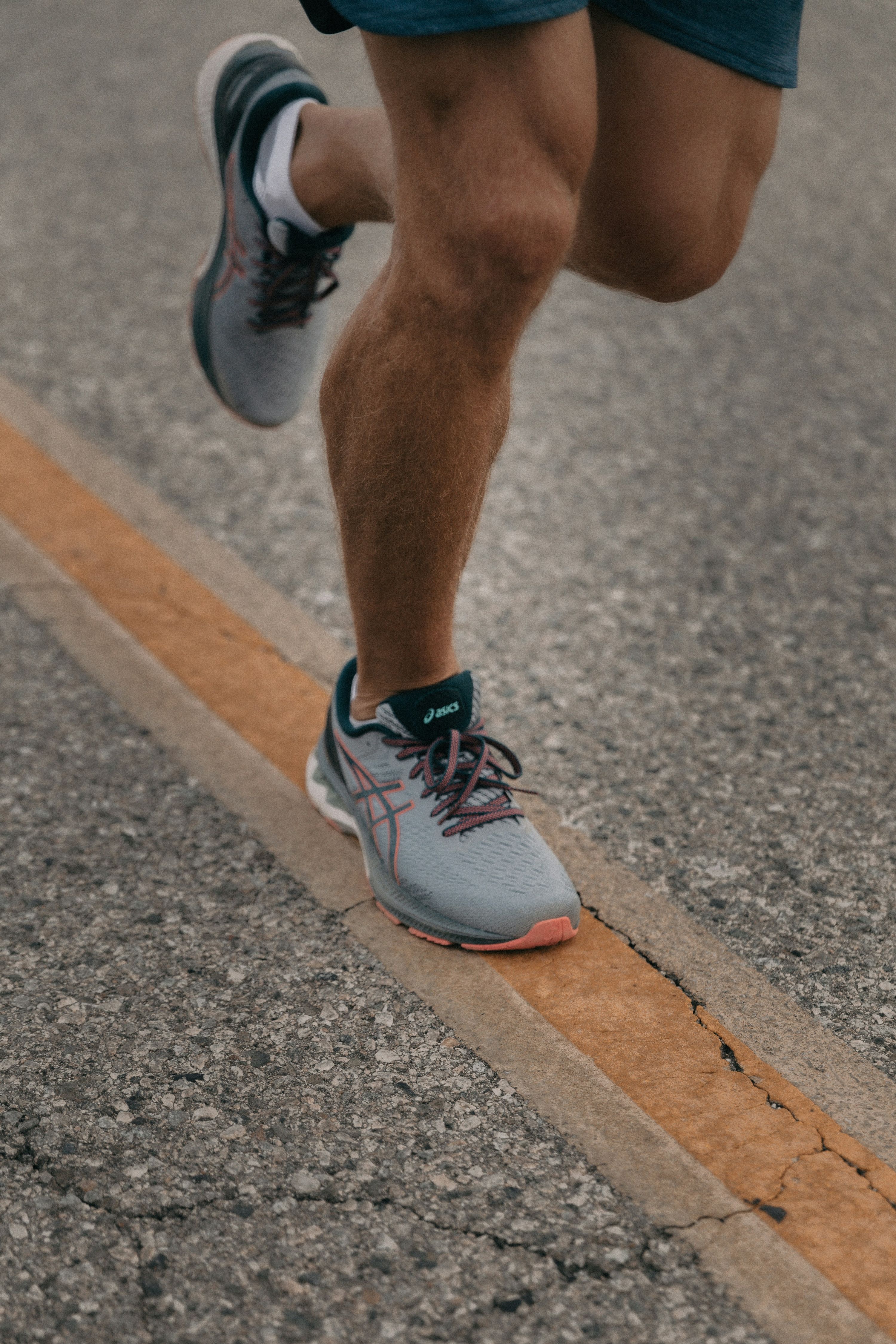 Close-up of a running shoe